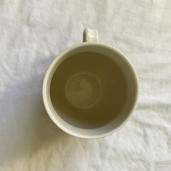 Anthropologie Green Floral Initial "d" Coffee Mug - Picture 4 of 4